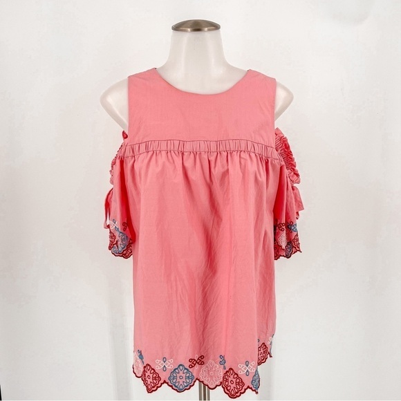 LOFT | Fiesta Cold Shoulder Top - Picture 4 of 9